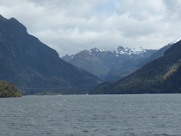 Approaching the West Arm of Lake Manapouri, Nov 2015